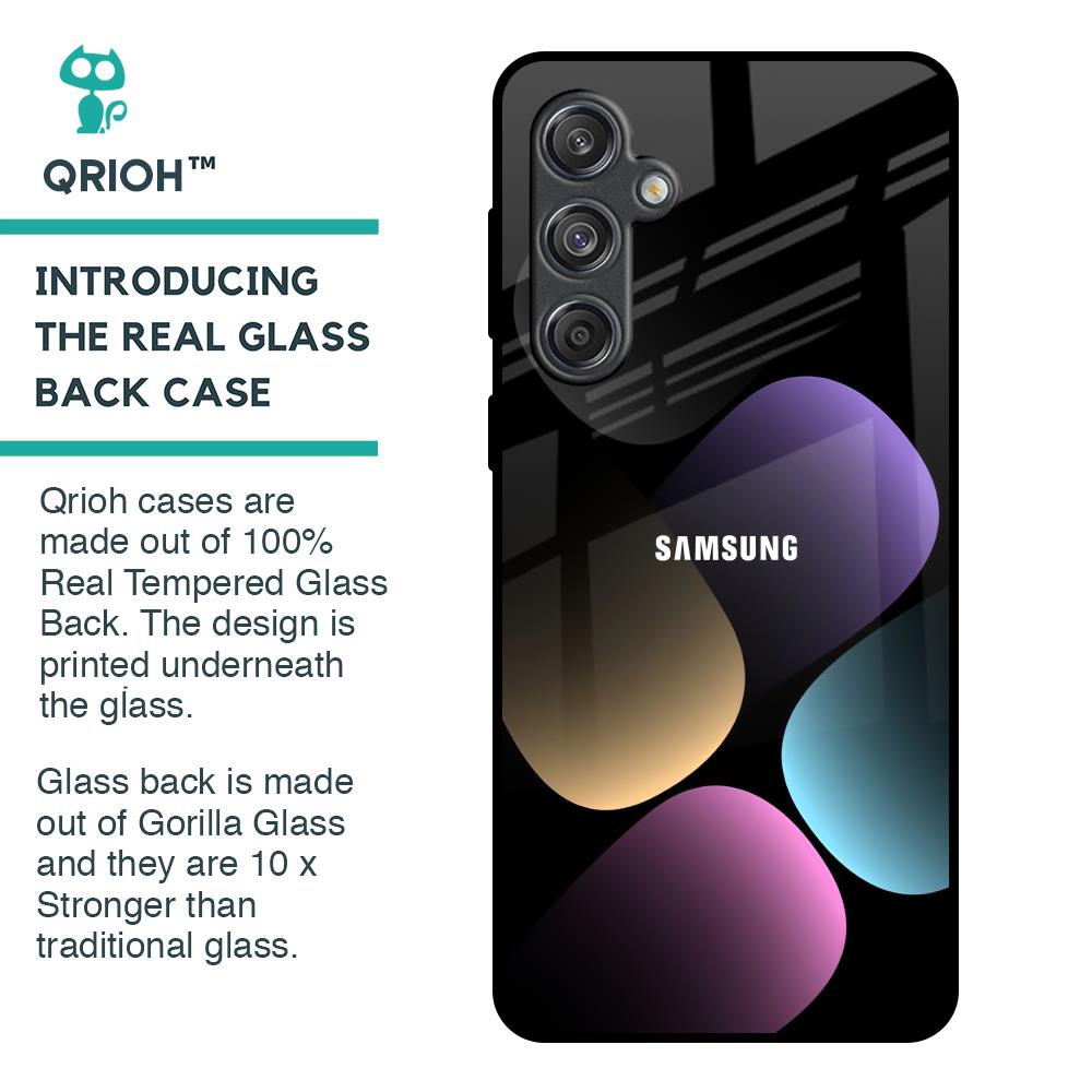 Color Icon Glass Case for Samsung Galaxy M55 5G