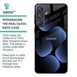 Five Blue Spots Glass Case for Samsung Galaxy M55 5G