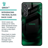 Green Well Glass Case for Samsung Galaxy M55 5G