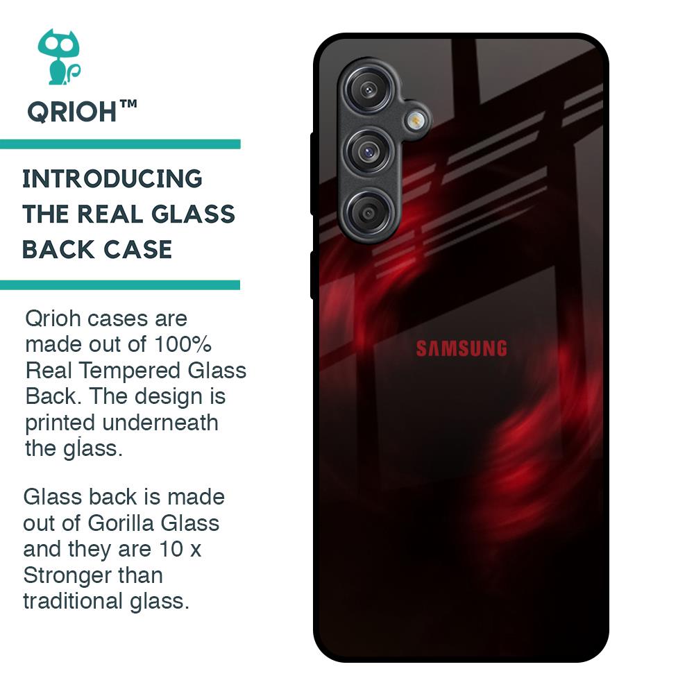 Pirouette Red Glass Case for Samsung Galaxy M55 5G