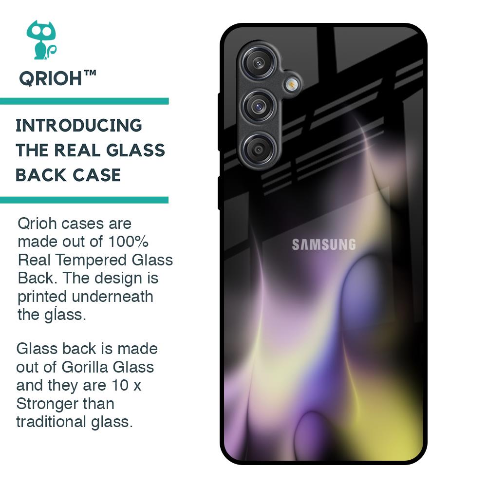 Flames Flow Glass Case for Samsung Galaxy M55 5G