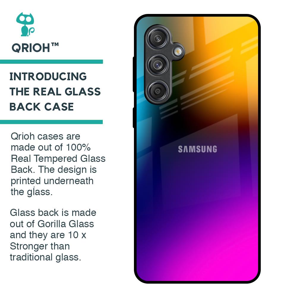 Prism Color Glass Case for Samsung Galaxy M55 5G