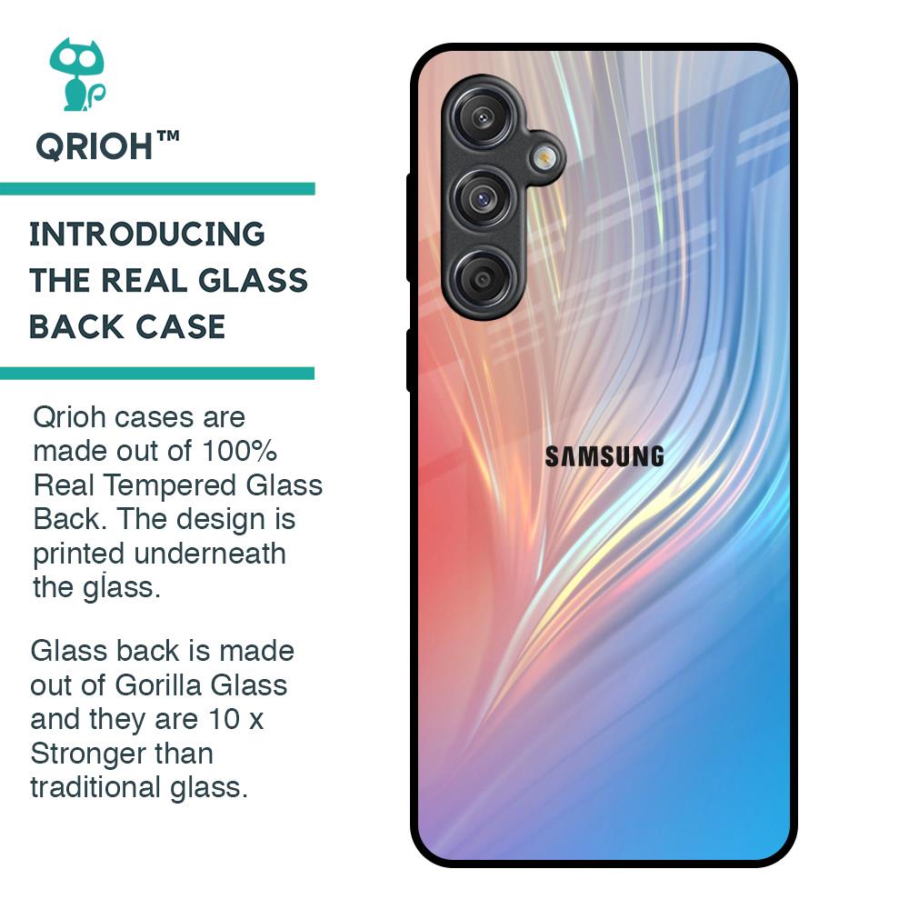 Mystic Aurora Glass Case for Samsung Galaxy M55 5G