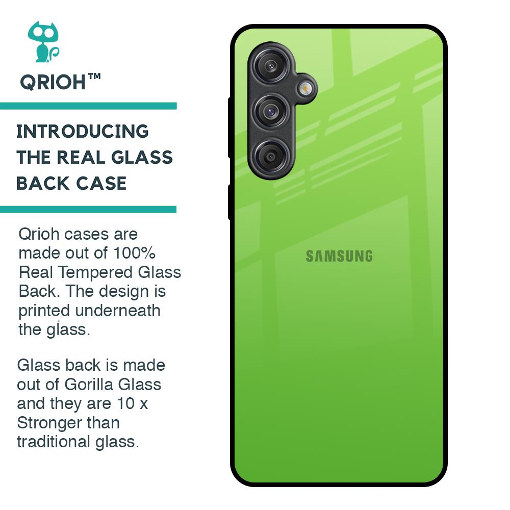 Paradise Green Glass Case For Samsung Galaxy M55 5G