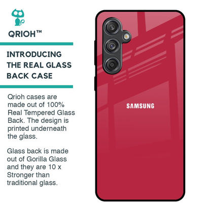 Solo Maroon Glass case for Samsung Galaxy M55 5G