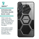 Hexagon Style Glass Case For Samsung Galaxy M55 5G