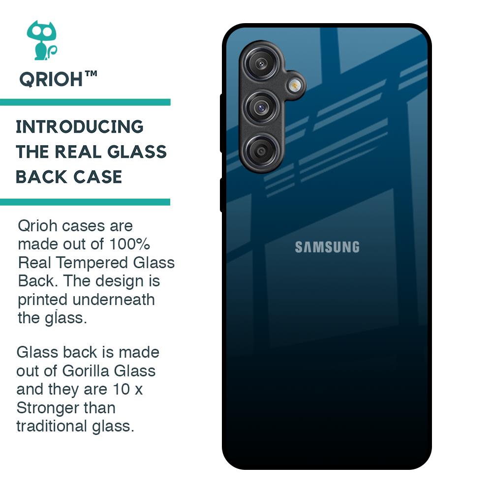 Sailor Blue Glass Case For Samsung Galaxy M55 5G