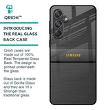 Grey Metallic Glass Case For Samsung Galaxy M55 5G