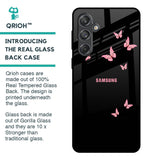 Fly Butterfly Glass Case for Samsung Galaxy M55 5G