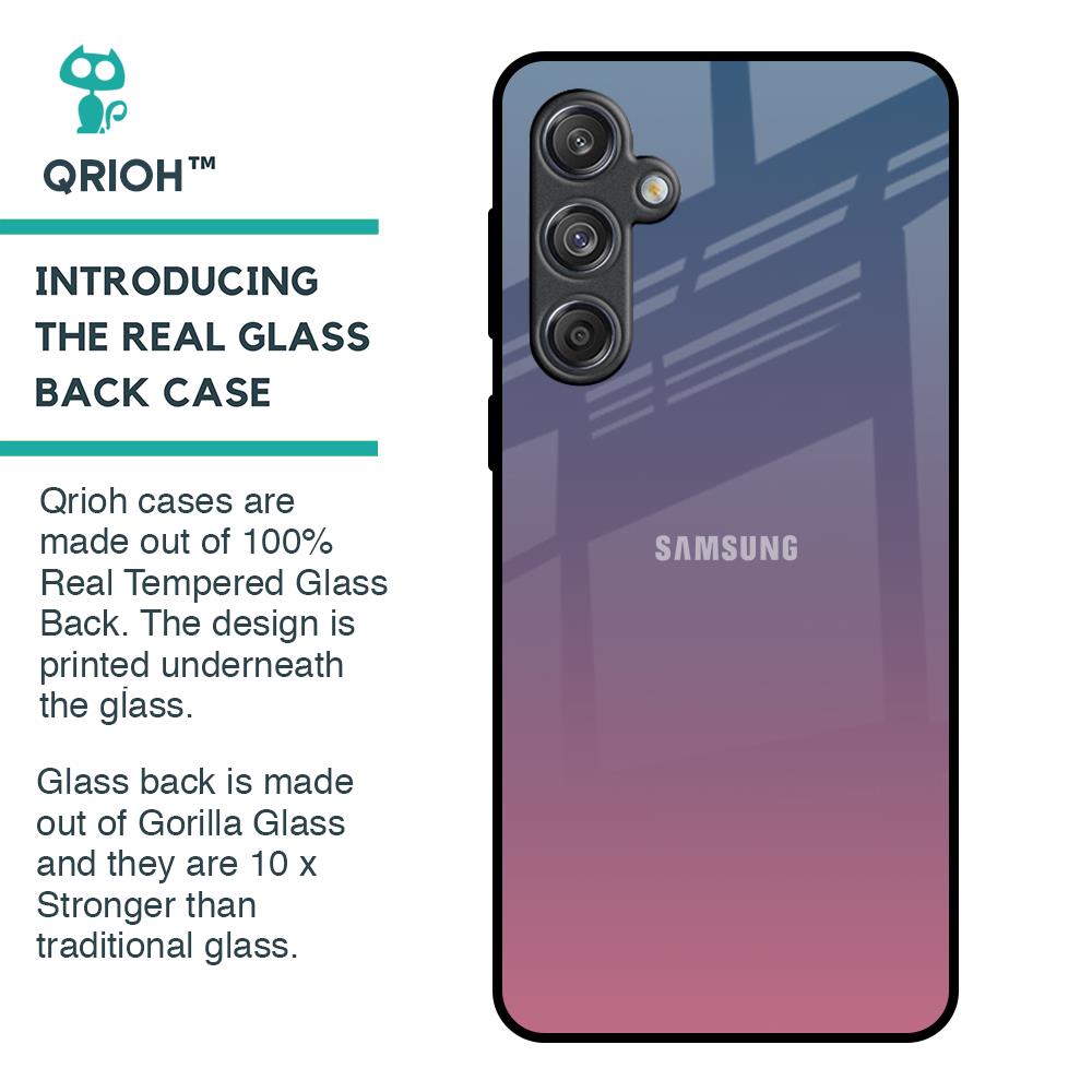 Pastel Gradient Glass Case for Samsung Galaxy M55 5G