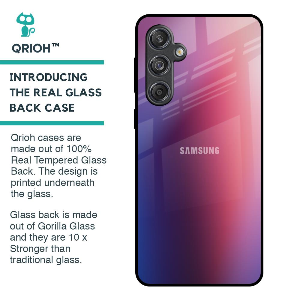 Multi Shaded Gradient Glass Case for Samsung Galaxy M55 5G