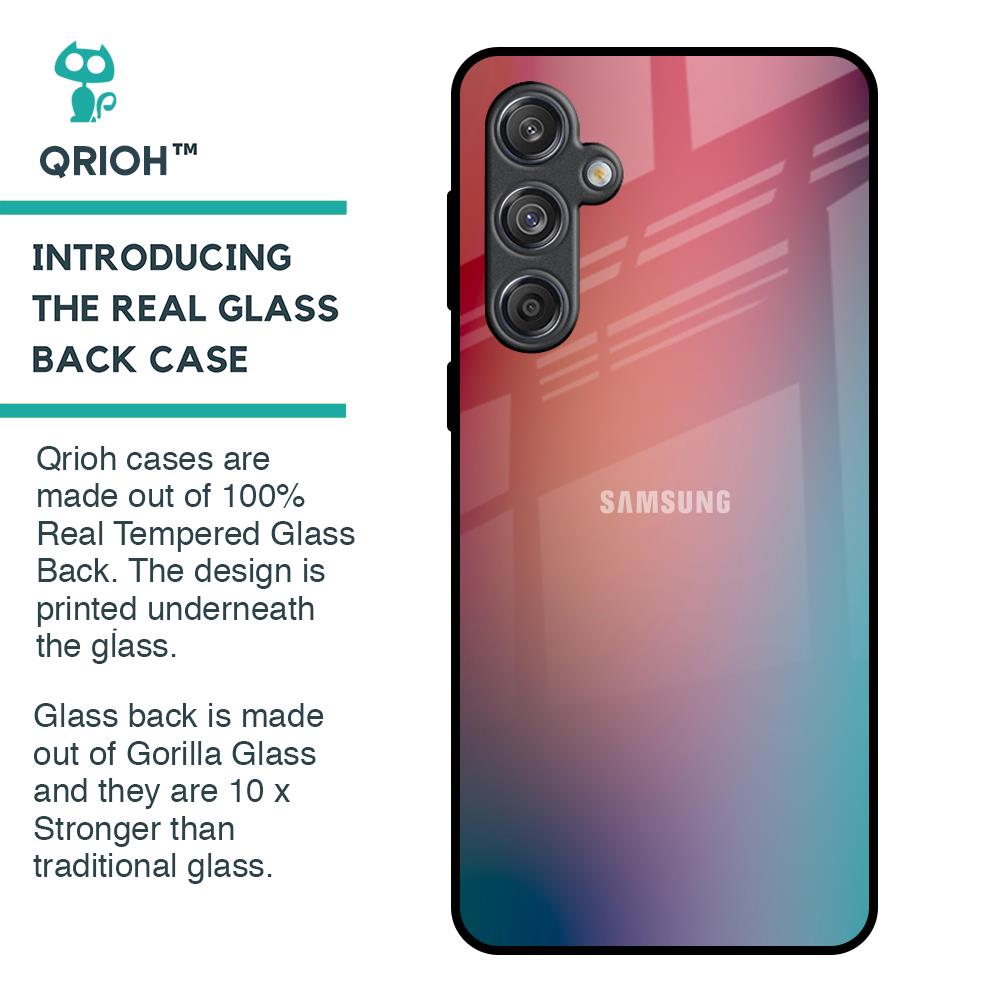 Dusty Multi Gradient Glass Case for Samsung Galaxy M55 5G