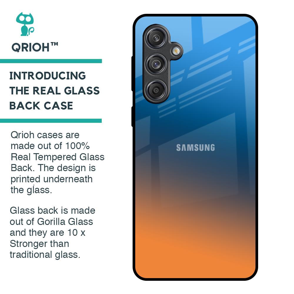 Sunset Of Ocean Glass Case for Samsung Galaxy M55 5G