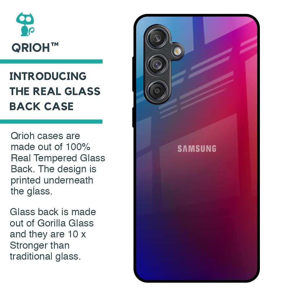 Magical Color Shade Glass Case for Samsung Galaxy M55 5G