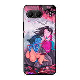 Radha Krishna Art OnePlus Nord 4 5G Glass Back Cover Online