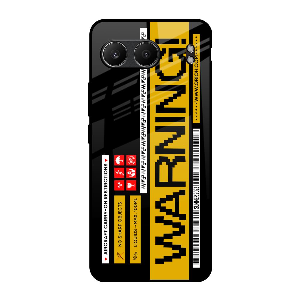 Aircraft Warning OnePlus Nord 4 5G Glass Back Cover Online