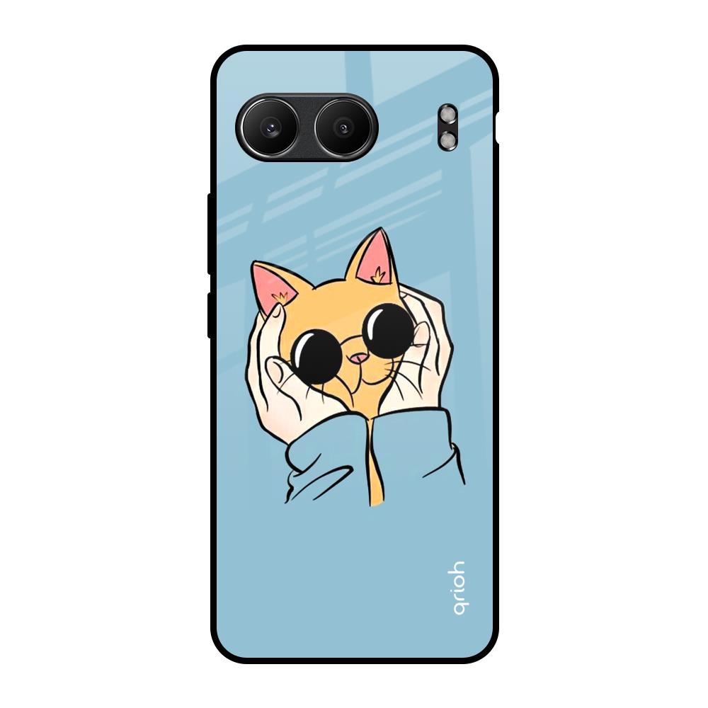 Adorable Cute Kitty OnePlus Nord 4 5G Glass Back Cover Online