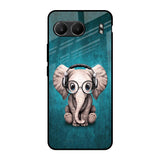 Adorable Baby Elephant OnePlus Nord 4 5G Glass Back Cover Online