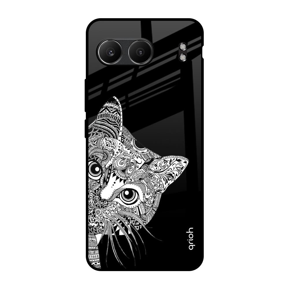 Kitten Mandala OnePlus Nord 4 5G Glass Back Cover Online