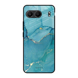 Blue Golden Glitter OnePlus Nord 4 5G Glass Back Cover Online