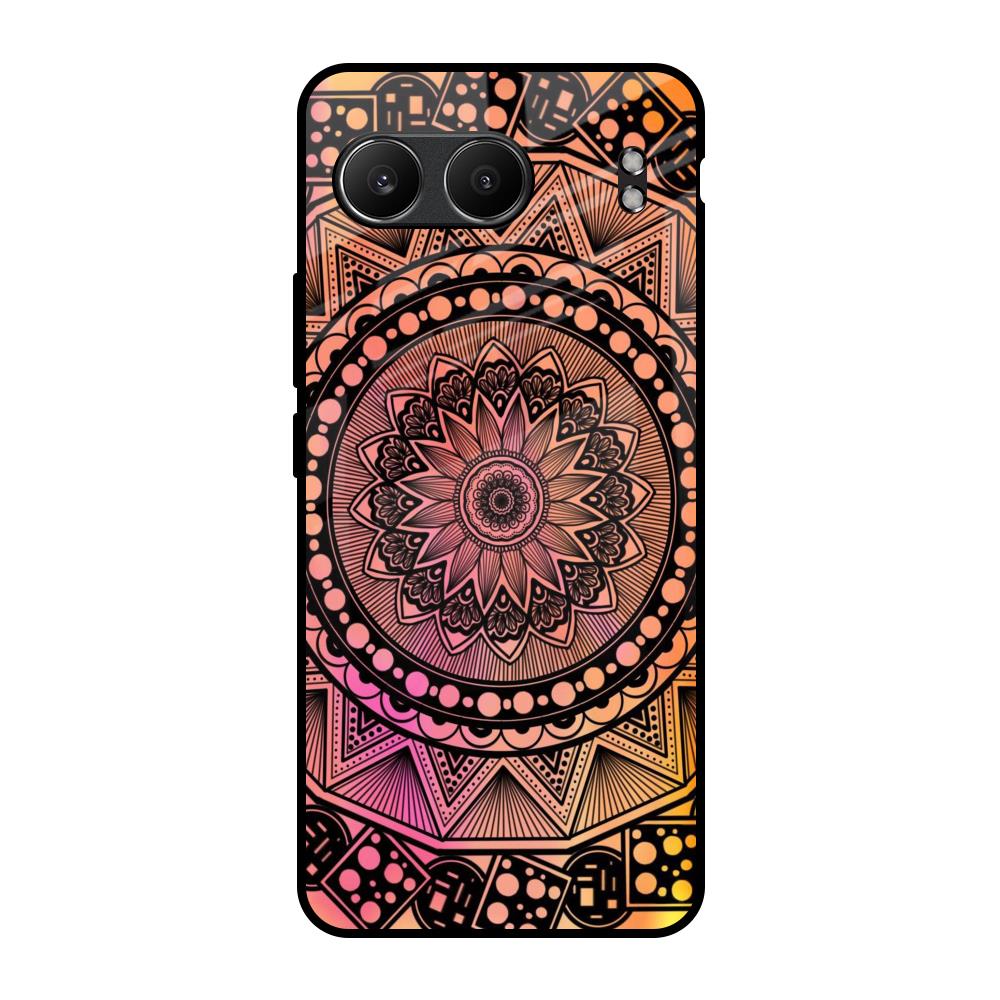 Floral Mandala OnePlus Nord 4 5G Glass Back Cover Online