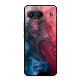 Blue & Red Smoke OnePlus Nord 4 5G Glass Back Cover Online