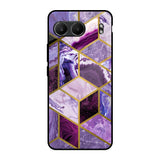 Purple Rhombus Marble OnePlus Nord 4 5G Glass Back Cover Online