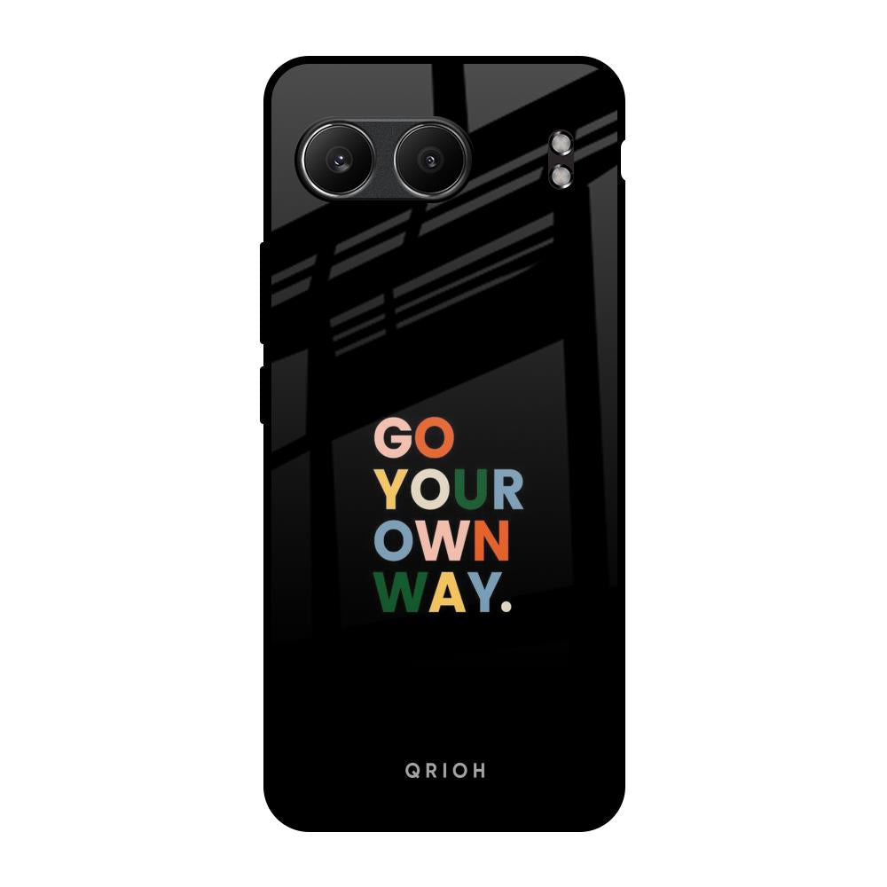 Go Your Own Way OnePlus Nord 4 5G Glass Back Cover Online