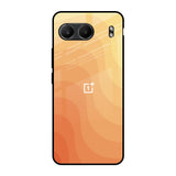 Orange Curve Pattern OnePlus Nord 4 5G Glass Back Cover Online