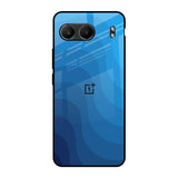 Blue Wave Abstract OnePlus Nord 4 5G Glass Back Cover Online