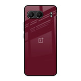 Classic Burgundy OnePlus Nord 4 5G Glass Back Cover Online