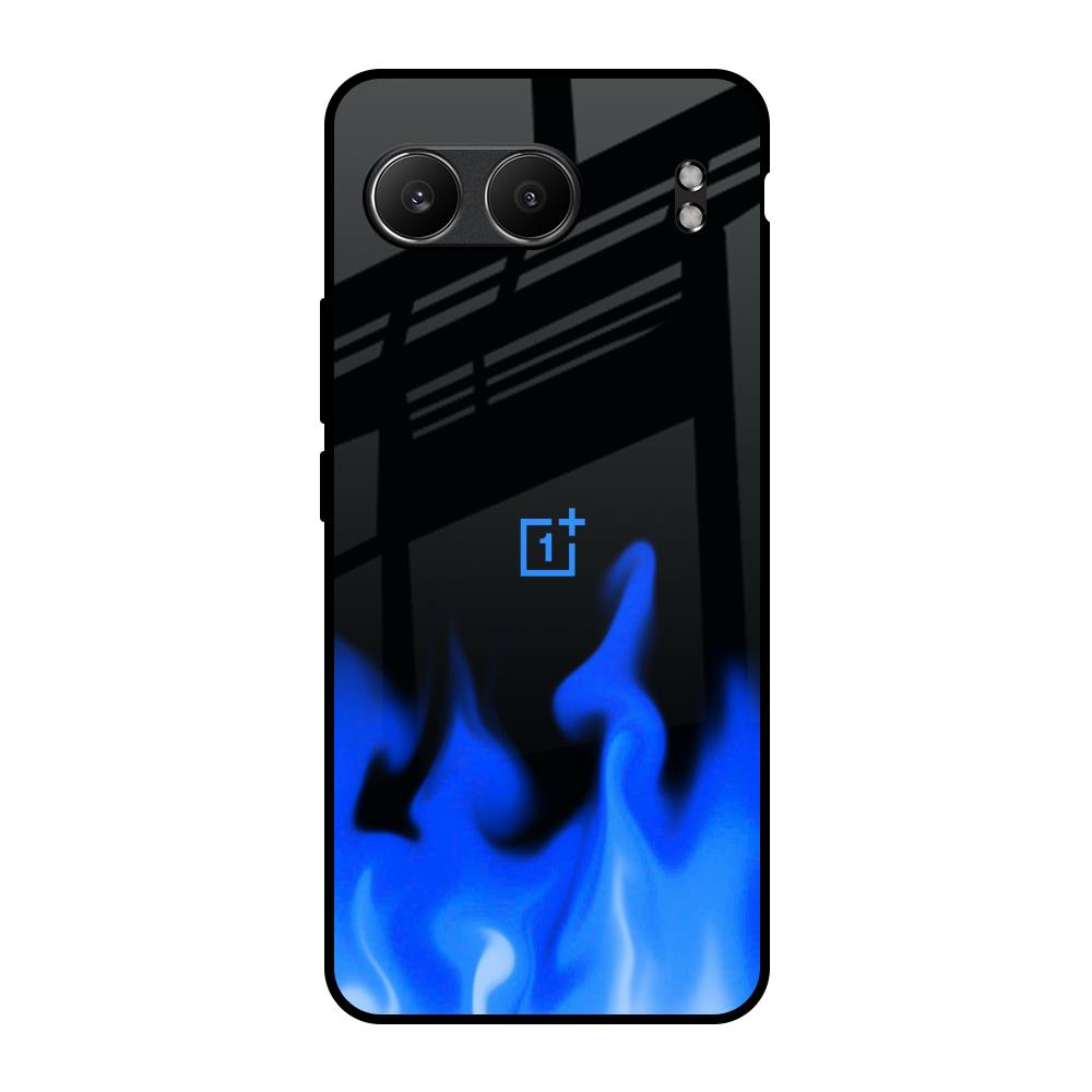 Blue Flames OnePlus Nord 4 5G Glass Back Cover Online