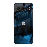 Polygonal Blue Box OnePlus Nord 4 5G Glass Back Cover Online
