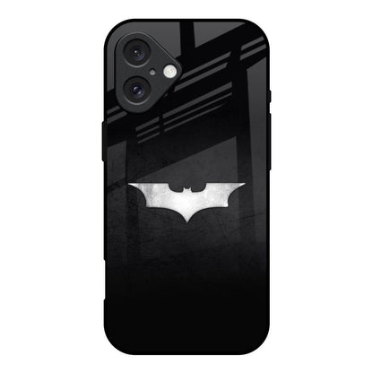Super Hero Logo iPhone 16 Glass Back Cover Online
