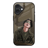 Blind Fold iPhone 16 Glass Back Cover Online