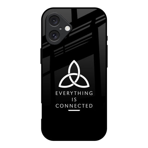 Everything Is Connected iPhone 16 Glass Back Cover Online