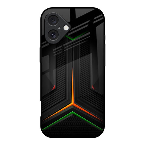 Modern Ultra Chevron iPhone 16 Glass Back Cover Online