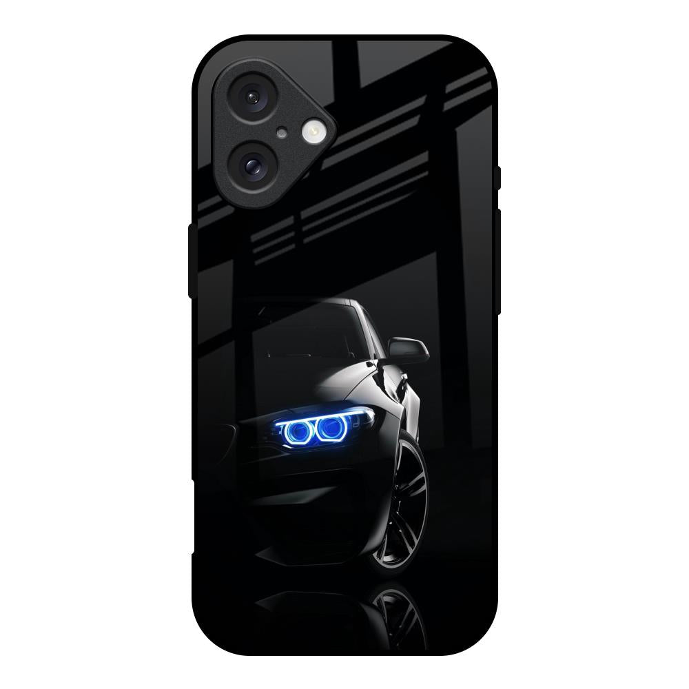 Car In Dark iPhone 16 Glass Back Cover Online