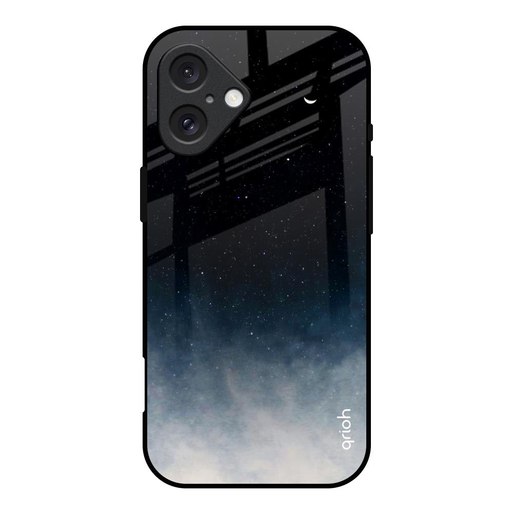 Black Aura iPhone 16 Glass Back Cover Online