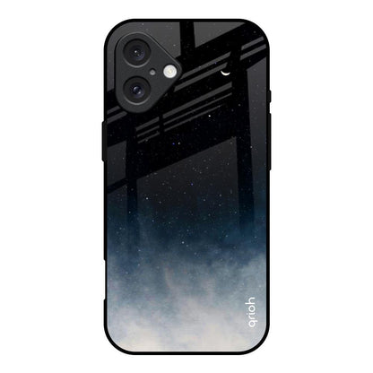 Black Aura iPhone 16 Glass Back Cover Online
