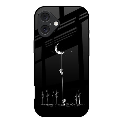Catch the Moon iPhone 16 Glass Back Cover Online