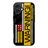Aircraft Warning iPhone 16 Glass Back Cover Online