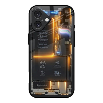 Glow Up Skeleton iPhone 16 Glass Back Cover Online