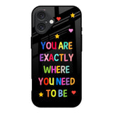 Magical Words iPhone 16 Glass Back Cover Online