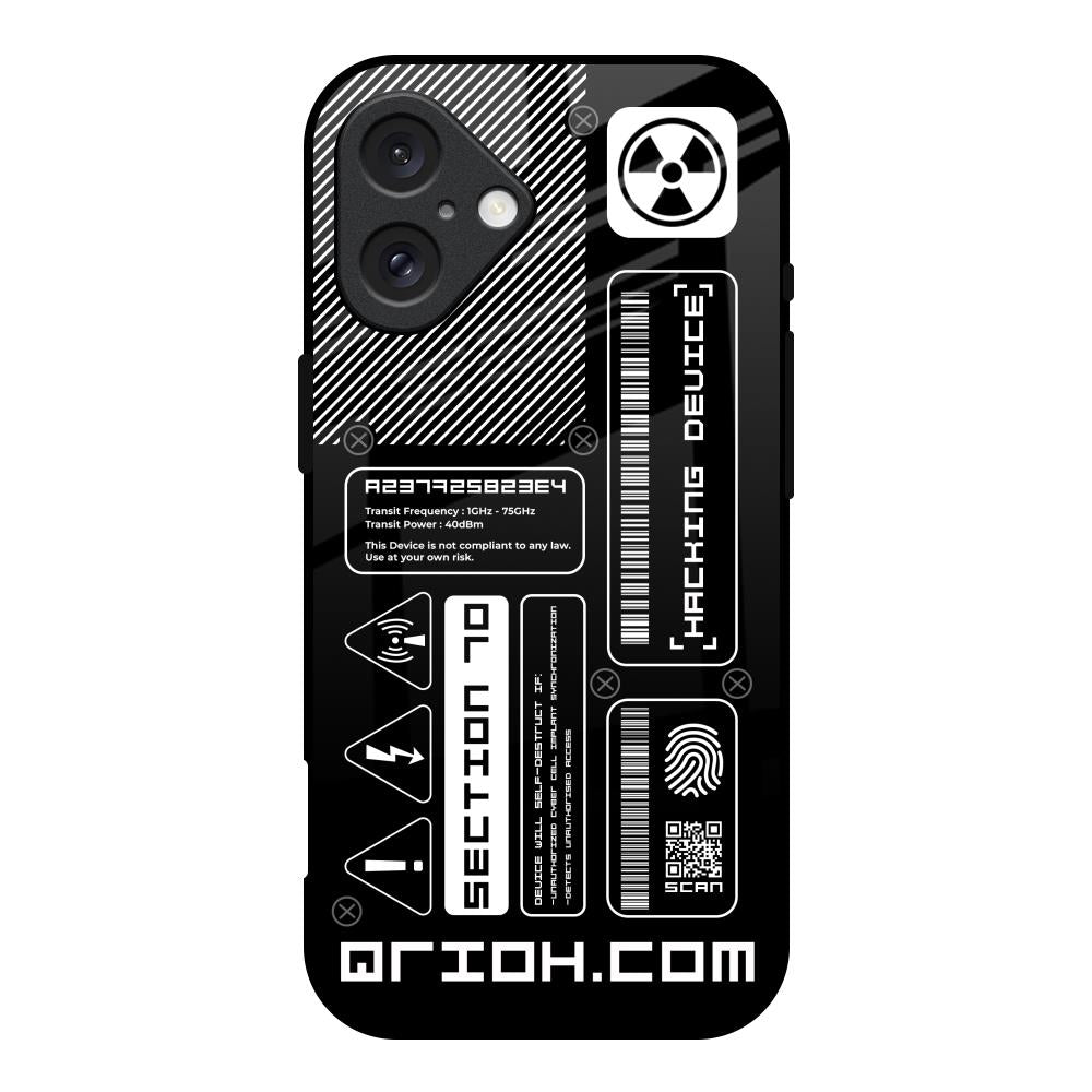Futuristic Art iPhone 16 Glass Back Cover Online