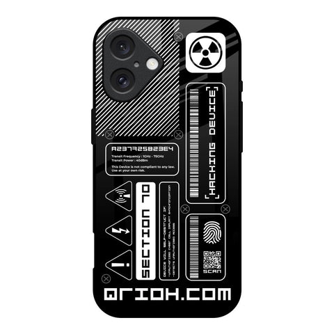 Futuristic Art iPhone 16 Glass Back Cover Online