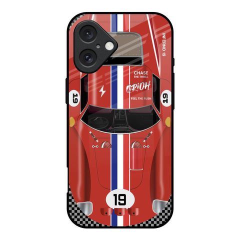 Racing Vintage iPhone 16 Glass Back Cover Online