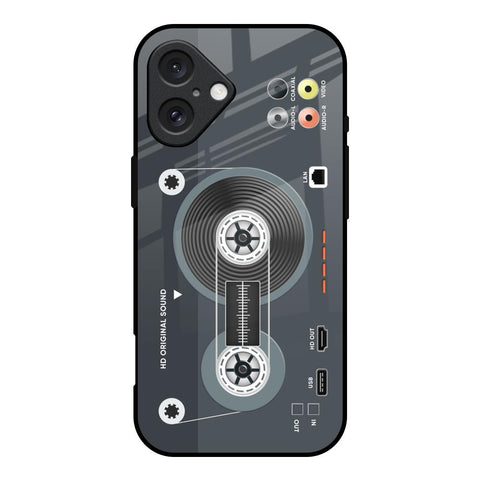 Retro Recorder iPhone 16 Glass Back Cover Online