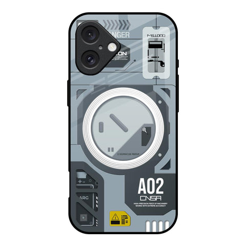 Modern Technology iPhone 16 Glass Back Cover Online