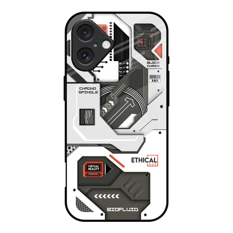 Explore Circuit iPhone 16 Glass Back Cover Online